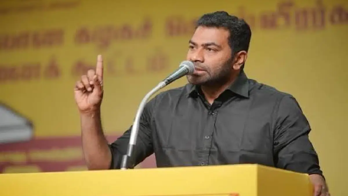 Aadhav Arjuna's fiery speech!