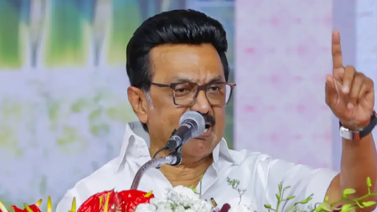 Chief Minister M.K. Stalin's strong retort
