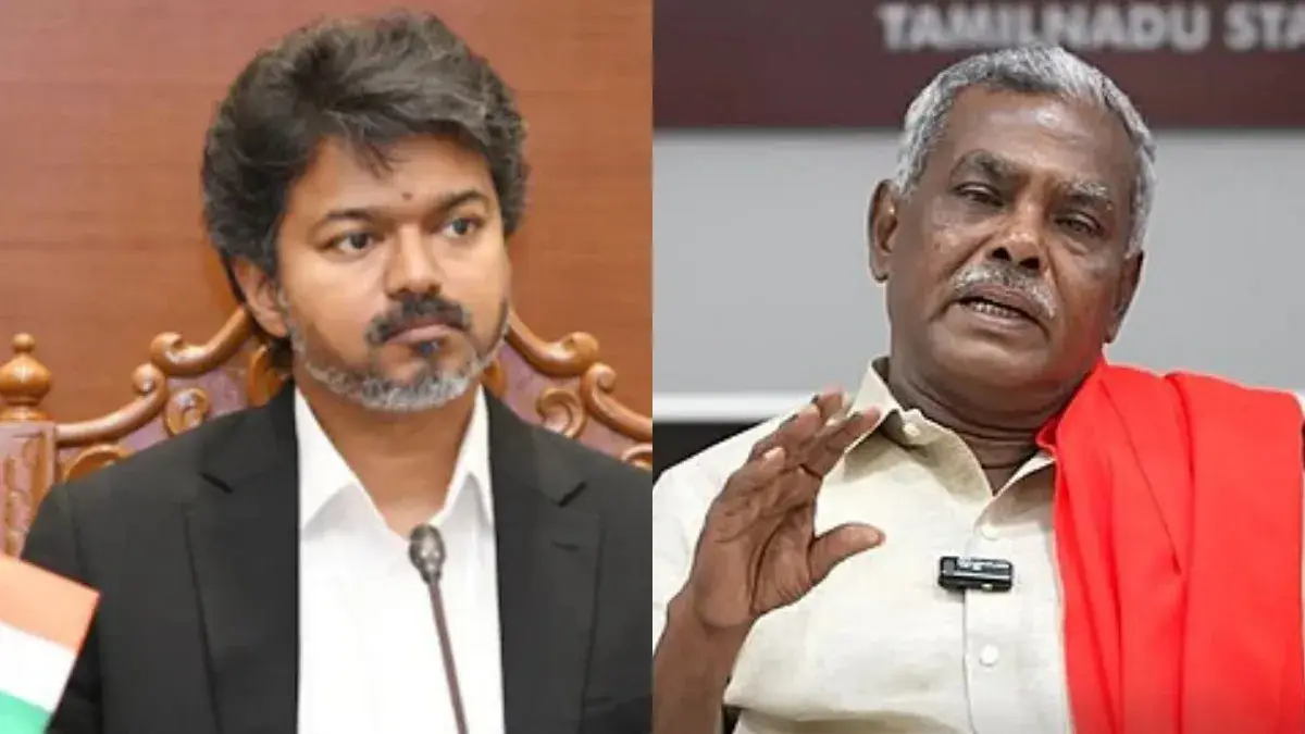 Pe. Shanmugam questions Chief Minister Vijay.
