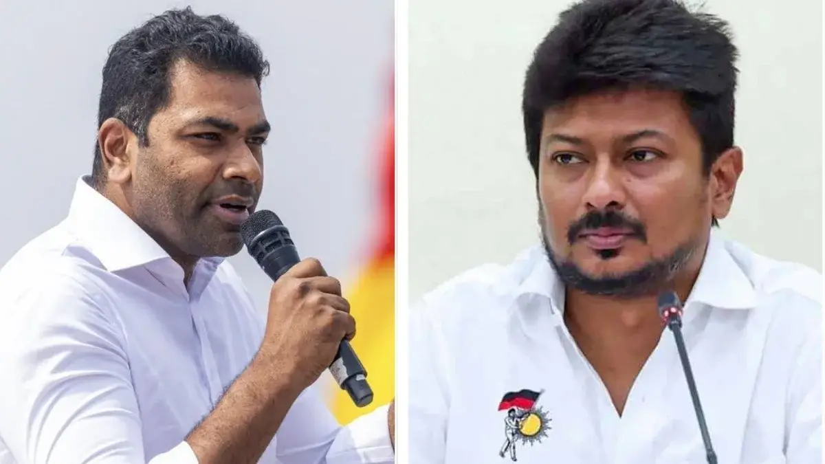 Minister Aadav Arjuna hits back at Udhayanidhi.