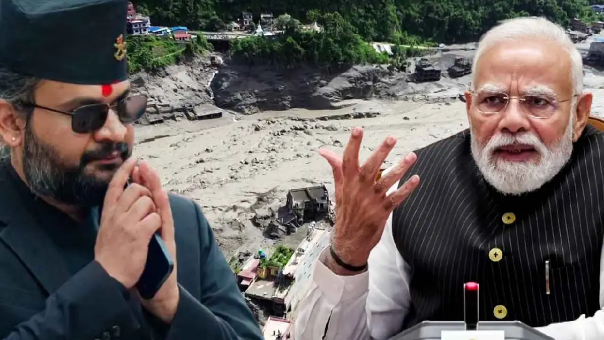 Nepal's Prime Minister thanks Prime Minister Modi.